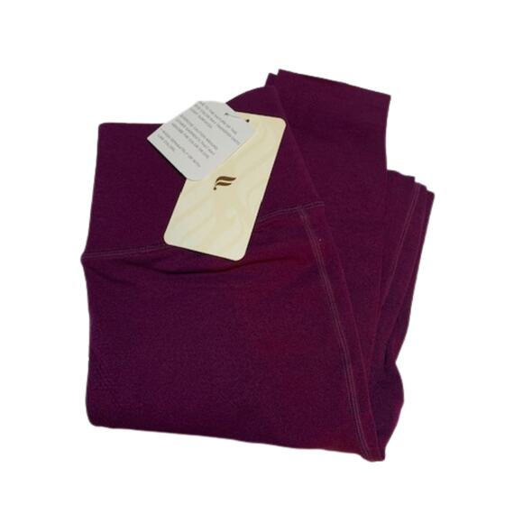 NWT FABLETICS High-Waisted SculptKnit® Dark Plum Legging | M - Picture 3 of 5
